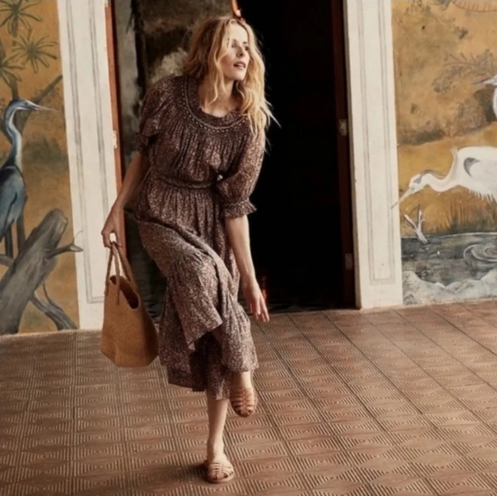 Doen Isidore dress in terra garden bloom, small - Picture 2 of 12